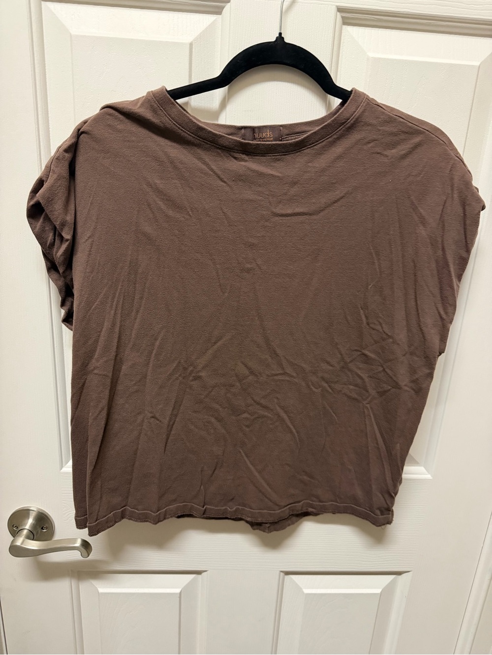 nuuds Brown Short Sleeve Relaxed Tee